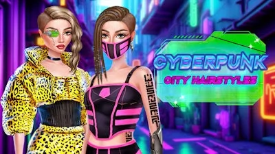 Cyberpunk City Hairstyles
