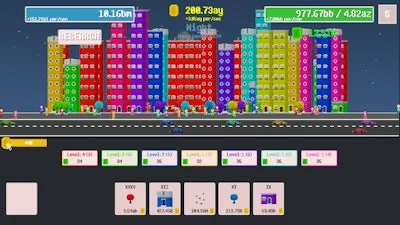 Colorful City of Cards