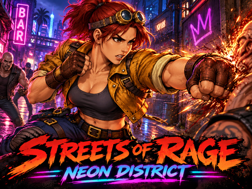 Streets of Rage: Neon District Gameplay