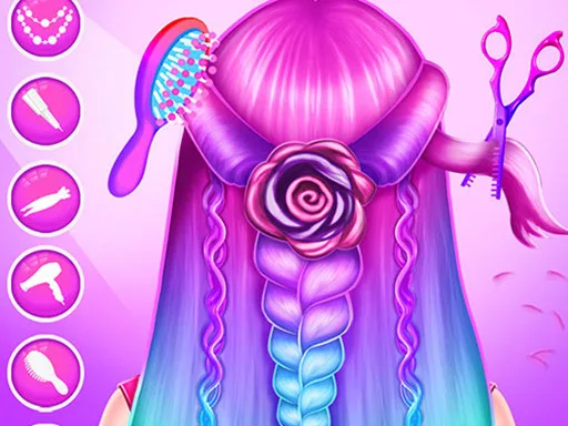 Play Braid Hair Salon Girls For Free Online Instantly | Pokid