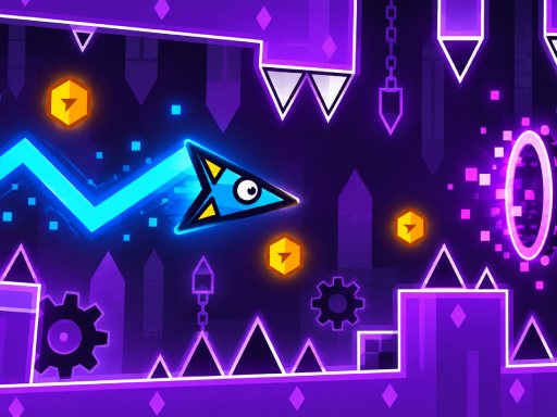 Geometry Arrow Wave Rush Gameplay