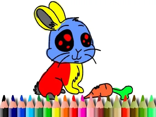 BTS Rabbit Coloring Book Gameplay